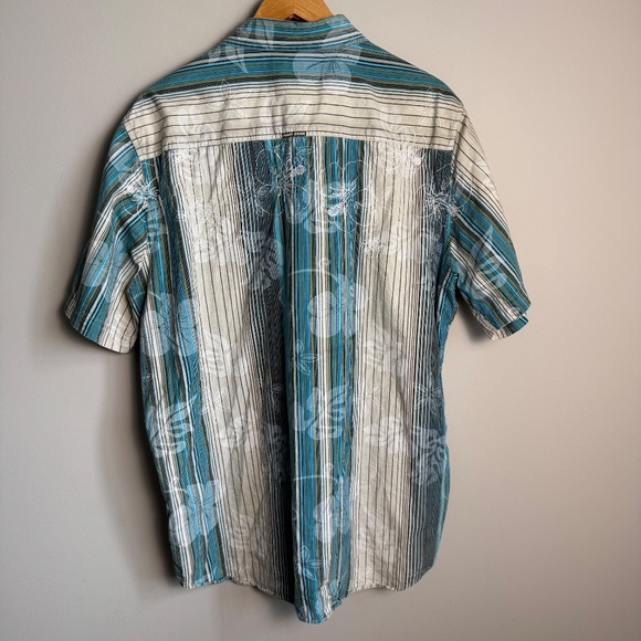Point Zero Black Label Vintage Short Sleeve Tropical Button Up Shirt Size XL Dad - Picture 6 of 12